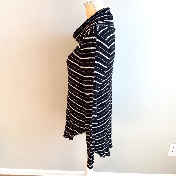 We the Free Free People striped raw hem turtleneck - Picture 5 of 8